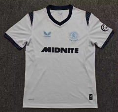 (S-4XL) 26-27 Middlesbrough Away White Thailand Soccer Jersey AAA-8025