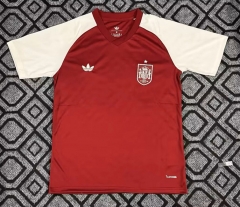 (S-4XL) 26-27 Spain Red Thailand Soccer Training Jersey-2483