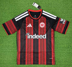 (S-4XL) 26-27 Eintracht Frankfurt Home Red&Black Thailand Soccer Jersey AAA-403