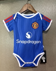 26-27 Manchester United Away Blue Baby Soccer Uniform-7411