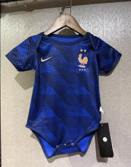 26-27 France Home Blue Baby Soccer Uniform-CS