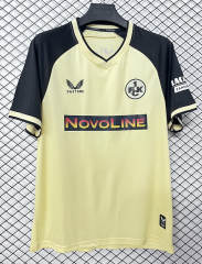 (S-4XL) 26-27 1. FC Kaiserslautern 2nd Away Light Yellow Thailand Soccer Jersey AAA-2044
