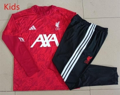 26-27 Liverpool Red inkjet Kids/Youth Thailand Soccer Tracksuit-815