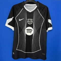 26-27 Barcelona Black Thailand Soccer Training Jersey AAA-6486