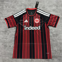 (S-4XL) 26-27 Eintracht Frankfurt Home Red&Black Thailand Soccer Jersey AAA-4506