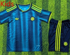 26-27 Colombia Away Blue Kids/Youth Soccer Uniform-507
