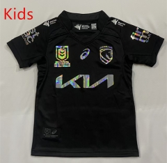 2026 Brisbane Broncos Black Kids/Youth Rugby Jersey