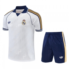 26-27 Real Madrid White Thailand Training Soccer Uniform-418