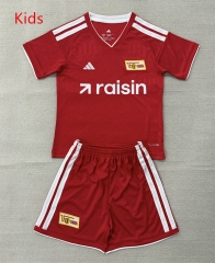 26-27 FC Union Berlin Home Red Kids/Youth Soccer Uniform-AY