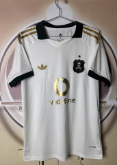 (S-4XL) 26-27 Orlando Pirates Away Beige Thailand Soccer Jersey AAA-2315