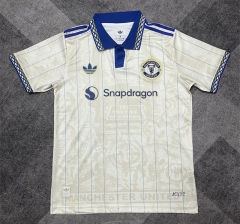 (S-4XL) 26-27 Special Version Manchester United Beige Thailand Soccer Jersey AAA-9899