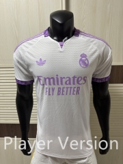 125th Anniversary Player Version 26-27 Real Madrid White Thailand Soccer Jersey AAA-4691