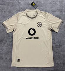 (S-4XL) 26-27 Dortmund Goalkeeper Khaki Thailand Soccer Jersey AAA-8025