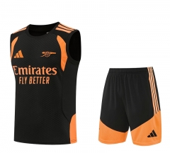 26-27 Arsenal Black Thailand Soccer Uniform-4627