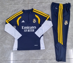 26-27 Real Madrid Royal Blue Thailand Soccer Tracksuit-411