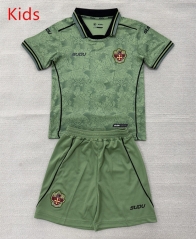 26-27 Wolverhampton Wanderers Goalkeeper Green Kid/Youth Soccer Uniform-AY