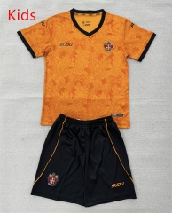 26-27 Wolverhampton Wanderers Home Yellow&Orange Kid/Youth Soccer Uniform-AY