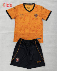 26-27 Wolverhampton Wanderers Home Yellow&Orange Kid/Youth Soccer Uniform-AY