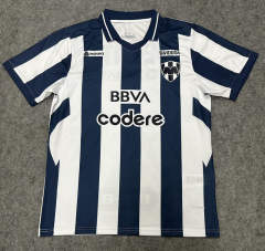 (S-4XL) 26-27 Monterrey Home Blue&White Thailand Soccer Jersey AAA-9527