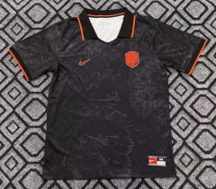 26-27 Special Version Netherlands Black Thailand Soccer Jersey AAA-7209