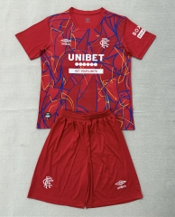 26-27 Rangers Goalkeeper Red Soccer Uniform-AY
