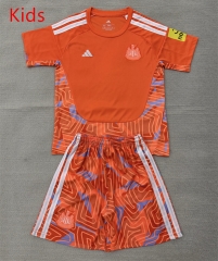 26-27 Newcastle United Goalkeeper Orange Kids/Youth Soccer Uniform-AY