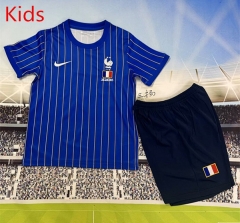 26-27 France Blue Kids/Youth Soccer Uniform