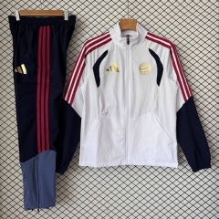 26-27 Bayern München White Thailand Trench Coats uniform-2315