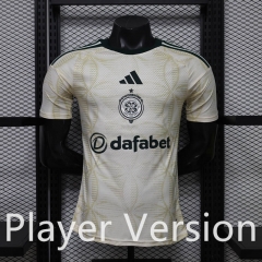 Player Version 26-27 Celtic 2nd Away Light Yellow Thailand Soccer Jersey AAA-888