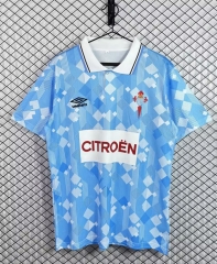 Retro Version 92-93 Celta de Vigo Home Light Blue Thailand Soccer Jersey AAA-3257