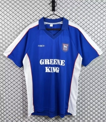 Retro Version 99-01 Ipswich Town Home Blue Thailand Soccer Jersey AAA-3257