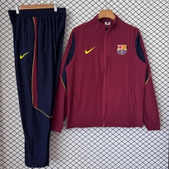 26-27 Barcelona Red Thailand Trench Coats uniform-2315
