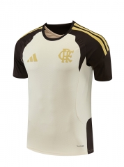 26-27 Flamengo Beige Thailand Training Soccer Jersey AAA-418