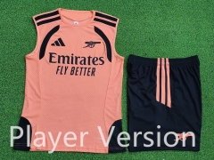 (S-3XL) Player Version 26-27 Arsenal Orange Thailand Soccer Vest Uniform-9926