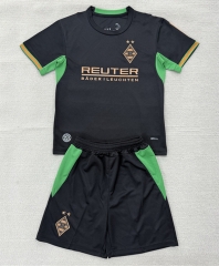 26-27 Borussia Mönchengladbach Away Black Soccer Uniform-AY