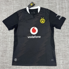 (S-4XL) 26-27 Dortmund Away Black Thailand Soccer Jersey AAA-4506