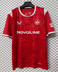 (S-4XL) 26-27 1. FC Kaiserslautern Home Red Thailand Soccer Jersey AAA-2044