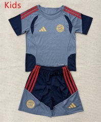 26-27 Bayern München Light Grey Training Kids/Youth Soccer Uniform-AY