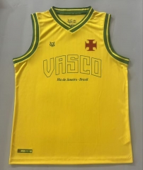 (S-4XL) 26-27 Special Version CR Vasco da Gama Yellow Thailand Soccer Vest-5668