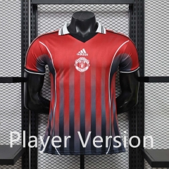 (S-3XL) Player Version 26-27 Casual Retro Version Manchester United RedThailand Soccer Jersey AAA-888