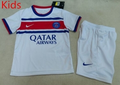 26-27 Paris White Training Kids/Youth Soccer Uniform