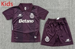 26-27 Porto Away Purple Kids/Youth Soccer Uniform-3162