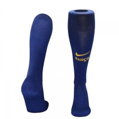 26-27 Barcelona Home Royal Blue Kids/Youth Soccer Socks
