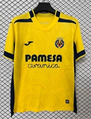 (S-4XL) 26-27 Villarreal CF Home Yellow Thailand Soccer Jersey AAA-2044