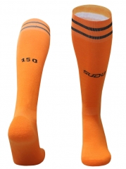 26-27 Wolverhampton Wanderers Home Orange Kid/Youth Soccer Socks-4539