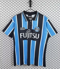 Retro Version 1999 Kawasaki Frontale Home Blue&Black Thailand Soccer Jersey AAA-3257