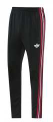 26-27 Manchester United Black Thailand Soccer Jacket Long Pants-LH