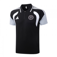 26-27 Inter Miami FC Black Thailand Polo Shirt-815