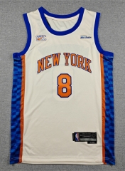 2026 City Version New York Knicks #8 Beige NBA Jersey-1380