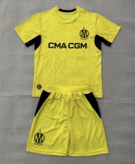 26-27 Olympique de Marseille Goalkeeper Yellow Soccer Uniform-AY